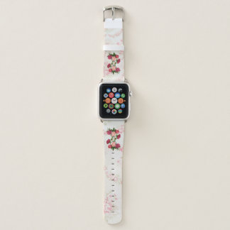 Pink Roses Apple Watch Band