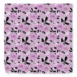 Pink roses Bandana