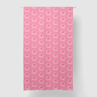 Pink roses blackout curtains