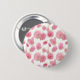 Pink roses button