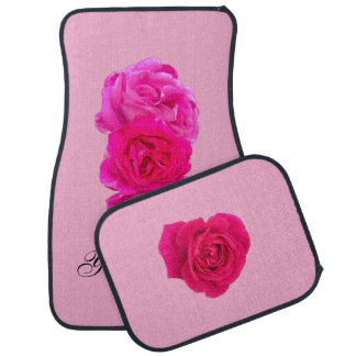Pink Roses Car Floor Mat