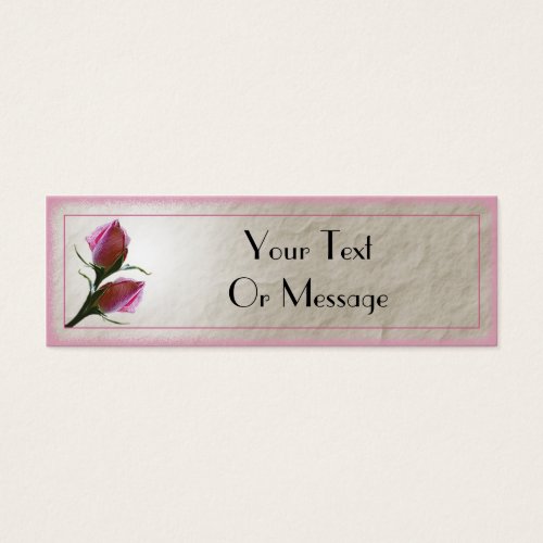 Pink Roses Card Template Business Card