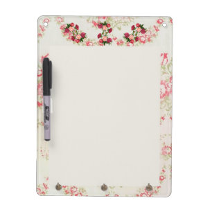 Pink Roses Dry Erase Board