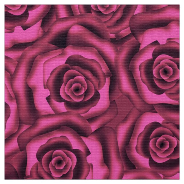 Pink roses fabric (Swatch)