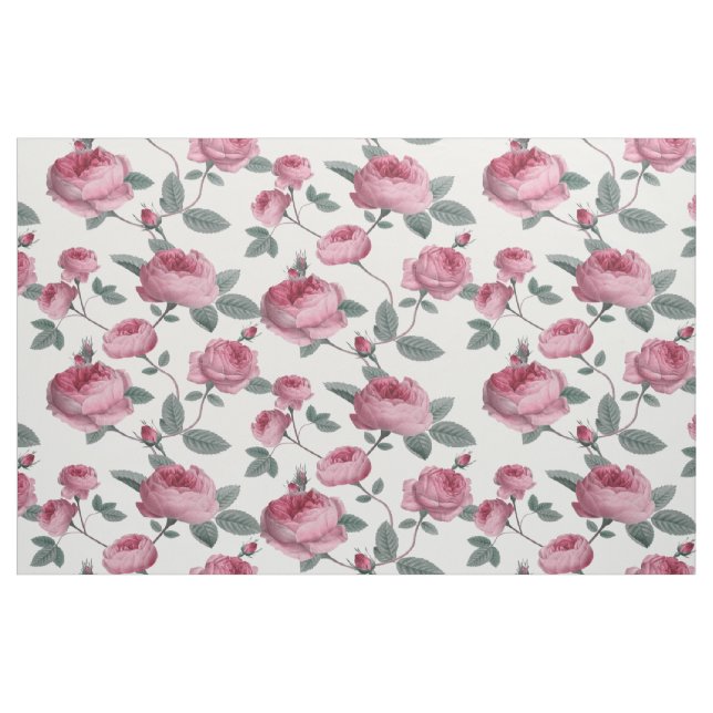 Pink Roses Fabric (Fat Quarter)