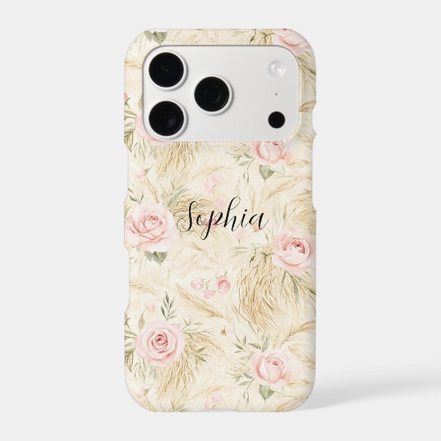 Pink Roses Floral  Case-Mate iPhone Case (Back)
