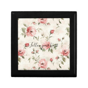 Pink Roses Floral Gift Box