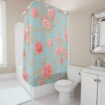 Pink Roses Floral Pattern