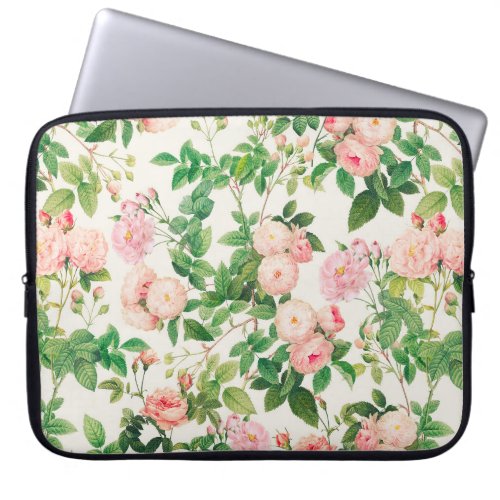 Pink Roses Garden Laptop Sleeve