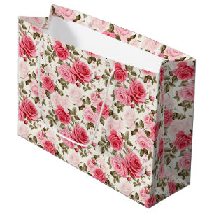 Pink Roses Gift Bag