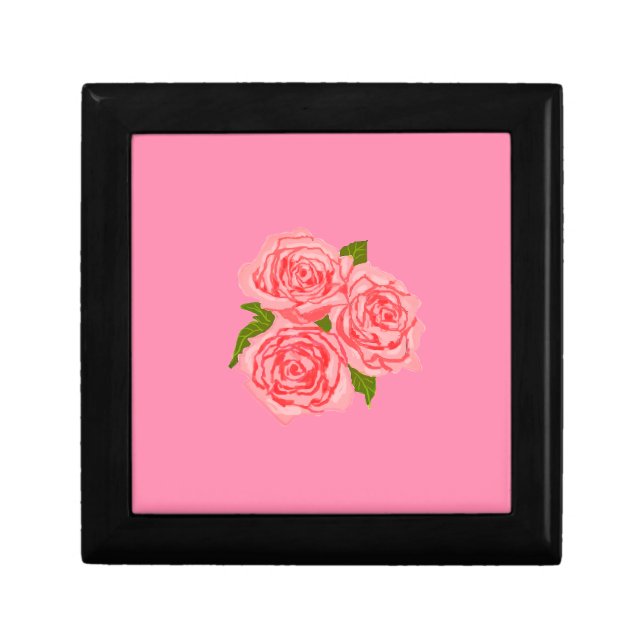 Pink roses gift box (Front)