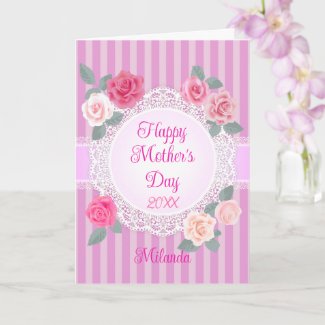 Pink Roses Happy Mother’s Day