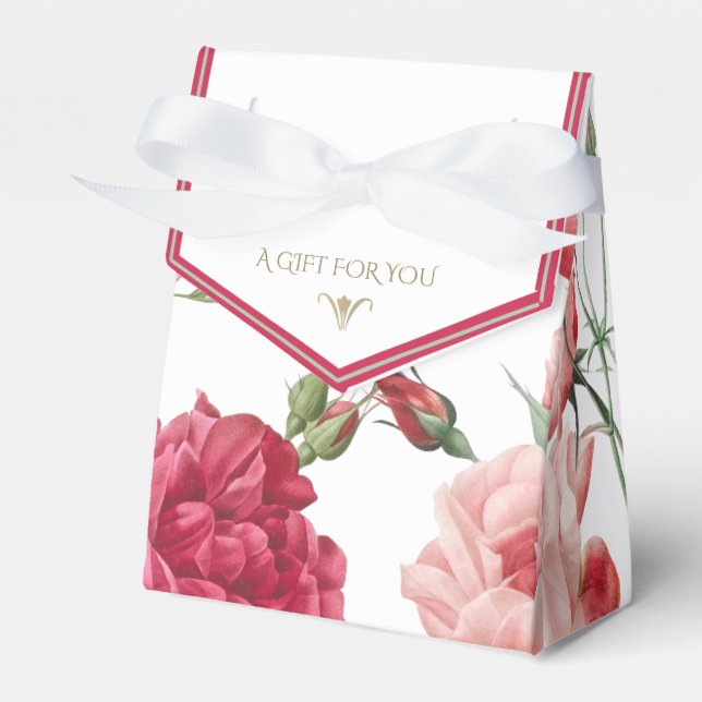 Pink Roses & Honeybees Apiary Product Gift Box (Front Side)