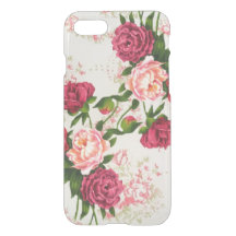 Pink Roses iPhone 7 Clearly™ Deflector Case