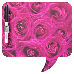 Pink Roses (Love and Romance) Dry Erase Board