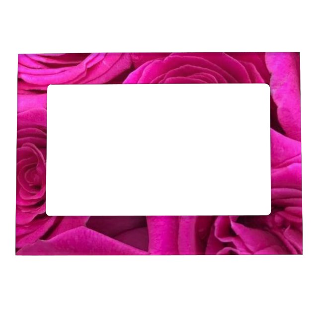 Pink Roses Magnetic Frame (Front)