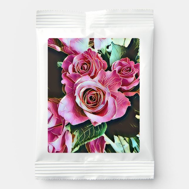 PINK ROSES MARGARITA DRINK MIX (Front)
