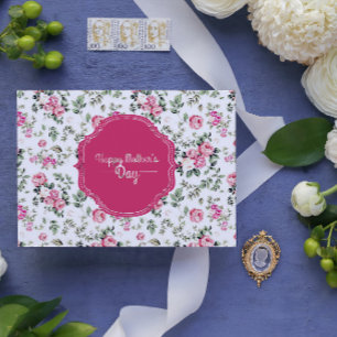 Pink Roses Mother’s Day Card