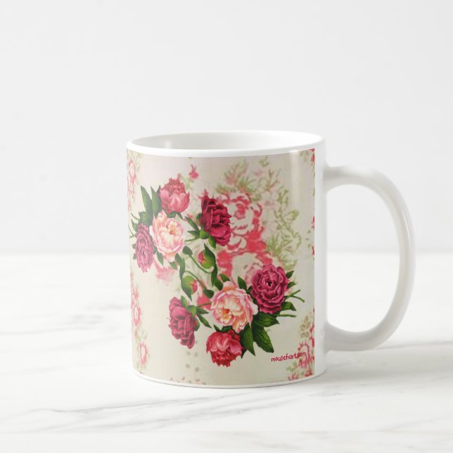 Pink Roses Mug (Right)