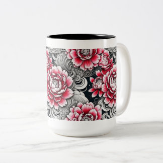 Pink Roses Mug 