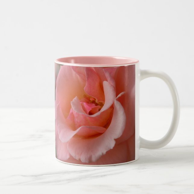 Pink Roses Mug Coffee Cup Beautiful Rose Decor (Right)