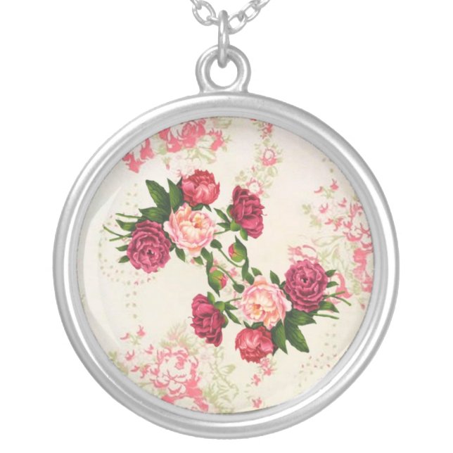 Pink Roses Necklace (Front)