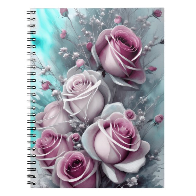 Pink Roses Notebook (Front)