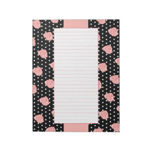 Pink Roses Notepad