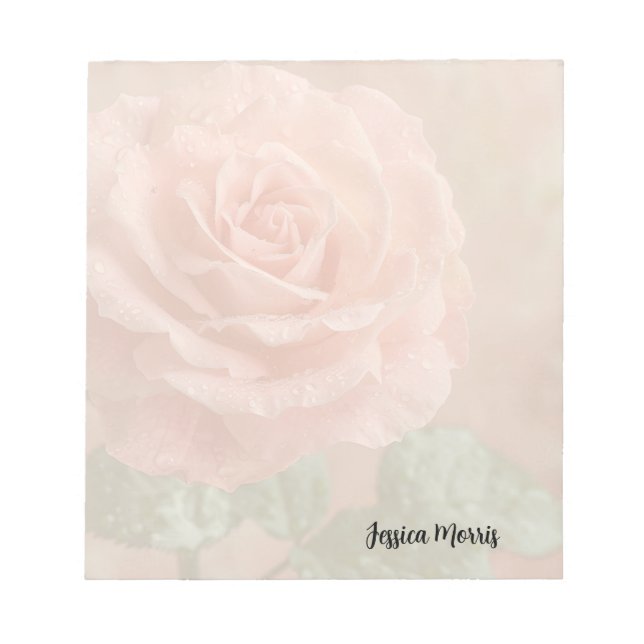 Pink Roses  Notepad (Front)