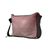 Pink Roses Ornamental Messenger Bag (Back Right)