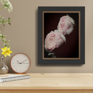 Pink Roses Pair Framed Art