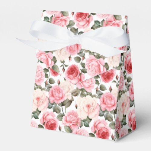 Pink Roses Party Treat Box