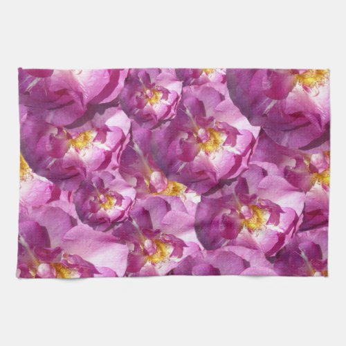 Pink Roses Photo  Tea Towel
