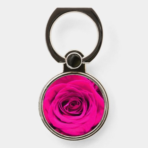 Pink roses pink flowers pink floral phone ring stand