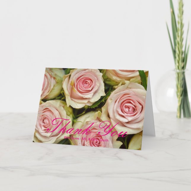 Pink Roses Thank You (Front)