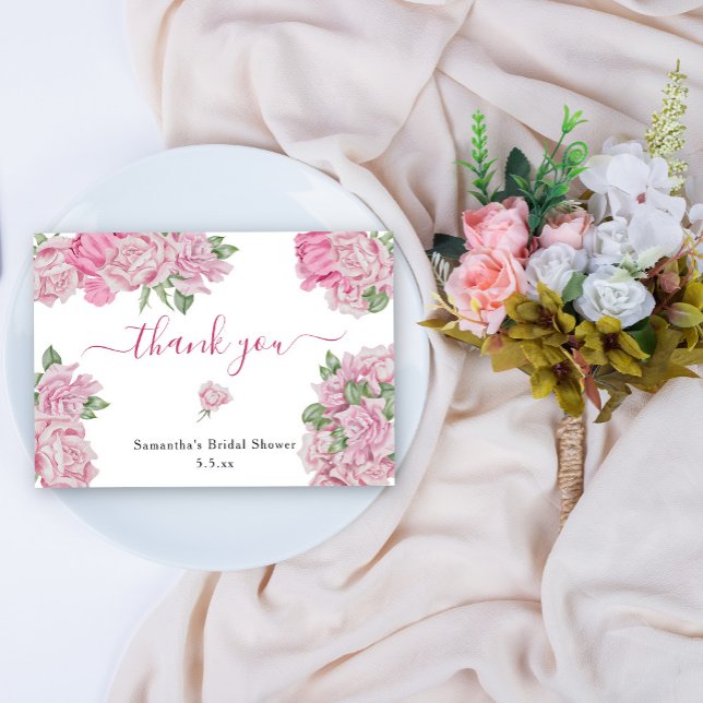 Pink roses - thank you bridal shower (Creator Uploaded)