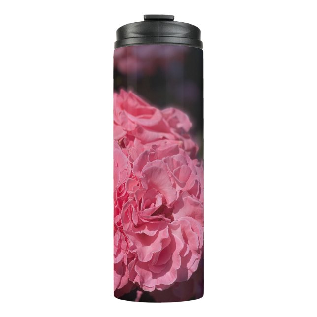 Pink Roses  Thermal Tumbler (Front)