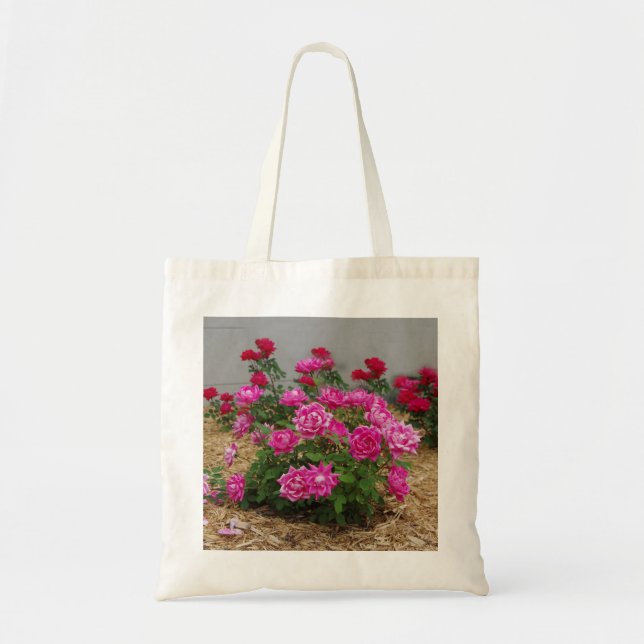 Pink Roses tote bag (Front)