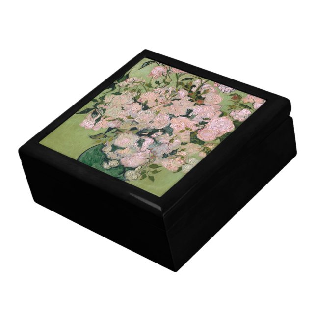 Pink Roses Van Gogh Fine Art Gift Box (Side)