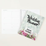 Pink Roses Wedding Planner<br><div class="desc">This beautiful planner will help you organize your wedding plans. Designed as a part of our Pink Roses Wedding Suite,  it features a bouquet of pink roses on a pale blue background and coordinates with the rest of the collection. A must have for any bride to be!</div>