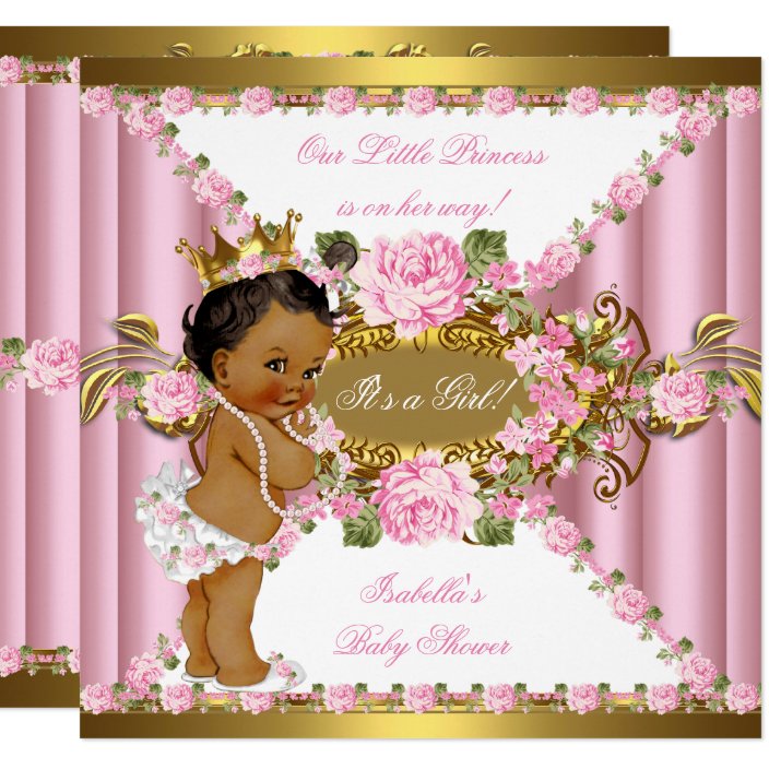 white gold and pink baby shower
