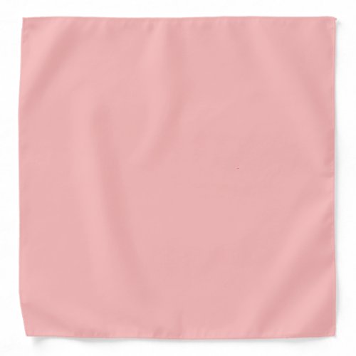 Pink Rosette Solid Color Pastel Print Bandana