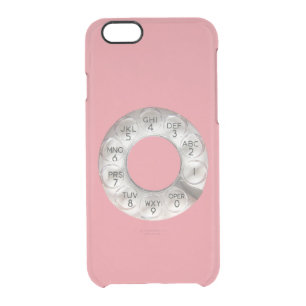 Pink Rotary Dial iPhone 6 Clearly™ Deflector Case