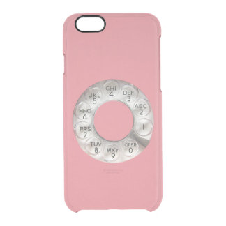 Pink Rotary Dial iPhone 6 Clearly™ Deflector Case