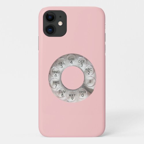 Pink Rotary iPhone 11 Case
