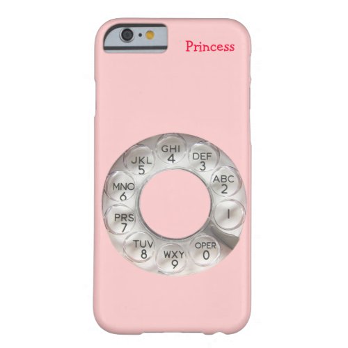 Pink Rotary Phone Custom iPhone 6 case
