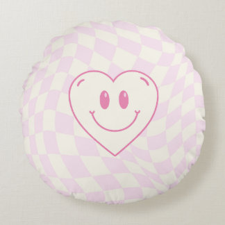 Pink Round Pillow