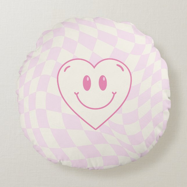Pink Round Pillow (Front)