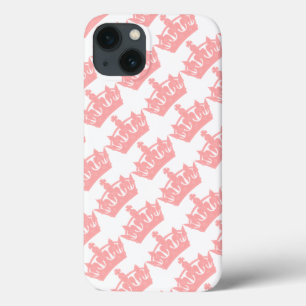 Pink Royal Crown Princess iPhone 13 Case
