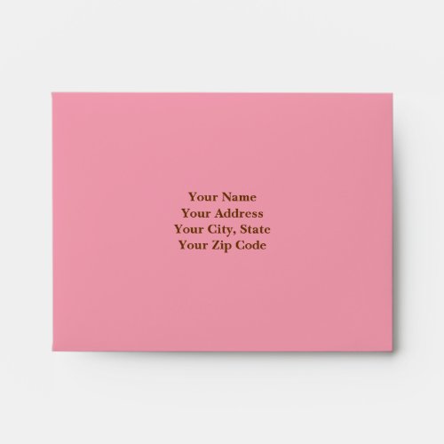 Pink RSVP Envelope